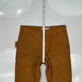 Carhartt Double Knee Carpenter Pants - 32W 30L Brown Cotton