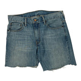 Levis Denim Shorts - 34W 10L Blue Denim