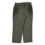 Carhartt Carpenter Pants - 34W 30L Green Cotton