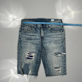 True Religion Denim Shorts - 34W 11L Light Wash Denim