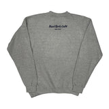 New York Hard Rock Cafe Graphic Sweatshirt - Large Gray Cotton