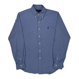 Ralph Lauren Checked Shirt - Medium Blue Cotton