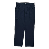 Wrangler Cargo Trousers - 35W 30L Navy Cotton