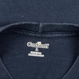 Carhartt T-Shirt - Large Navy Cotton