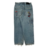 Icepole Hip Hop Carpenter Jeans - 32W 27L Light Wash Cotton