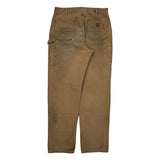 Carhartt Double Knee Carpenter Pants - 34W 32L Brown Cotton