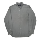 Polo By Ralph Lauren Pinstripe Shirt - Medium Gray Cotton