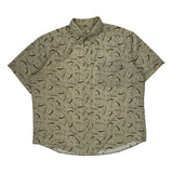 Woolrich Short Sleeve Shirt - XL Beige Cotton