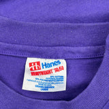 Prom Promise Hanes Single Stitch T-Shirt - Large Purple Cotton Blend