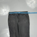 Carhartt Double Knee Carpenter Pants - 34W 29L Gray Cotton