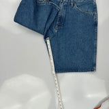 Wrangler Denim Shorts - 33W 9L Blue Cotton