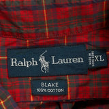 Blake Shirt Ralph Lauren Checked Shirt - XL Red Cotton