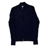 Tommy Hilfiger Zip Up - Small Navy Cotton Blend