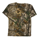 Realtree Buckhorn River Camo T-Shirt - Medium Green Cotton Blend