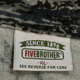 Five Brother Camo Flannel Shirt - XL Camo Cotton