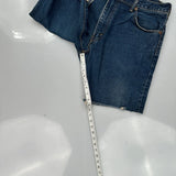 Levis Denim Shorts - 36W 10L Blue Cotton