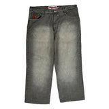 Akademiks Baggy Jeans - 38W 29L Gray Cotton