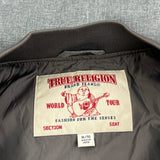 True Religion Bomber Jacket - XL Grey Polyester
