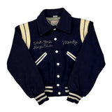 West York Boys Club John M Grove Varsity Jacket - Medium Navy Wool