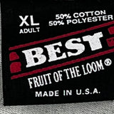 Single Stitch Mustang Classic Auto Fruit Of The Loom Graphic T-Shirt - XL Gray Cotton Blend