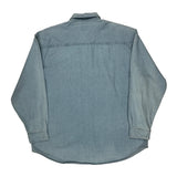 Packers Lee Sport Football Denim Shirt - XL Light Wash Cotton
