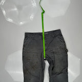 Carhartt Double Knee Carpenter Trousers - 34W 30L Grey Cotton