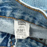 550 Levis Jeans - 28W US 4 Light Wash Cotton