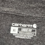 Carhartt T-Shirt - XL Grey Cotton