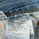 501 Levis Jeans - 36W 30L Blue Cotton