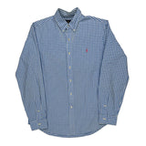 Ralph Lauren Slim Fit Shirt - Large Blue Cotton