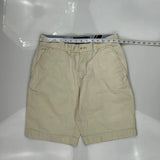 Tommy Hilfiger Chino Shorts - 29W 9L Beige Cotton