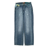 Akademiks Graphic Jeans - 32W 30L Multicoloured Denim