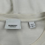 Burberry Graphic T-Shirt - Medium Cream Cotton