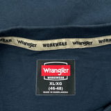 Wrangler T-Shirt - XL Blue Cotton