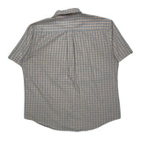 Tommy Hilfiger Checked Short Sleeve Shirt - XL Blue Cotton