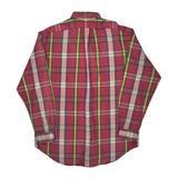 Blake Ralph Lauren Checked Shirt - Large Red Cotton