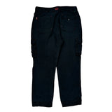 Tuff Stuff Cargo Pants - 33W 30L Black Cotton