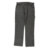 Dickies Carpenter Trousers - 33W 31L Grey Cotton