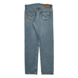 501 Levis Jeans - 33W 34L Light Wash Cotton