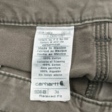 Carhartt Cargo Carpenter Shorts - 36W 10L Brown Cotton