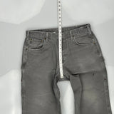 Carhartt Double Knee Carpenter Trousers - 34W 30L Grey Cotton