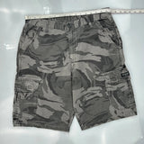 Wrangler Camo Cargo Shorts - 34W 11L Camo Cotton