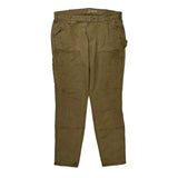 Carhartt Double Knee Carpenter Pants - 32W US 8 Khaki Cotton