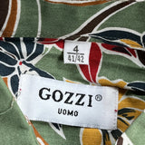 Gozzi Floral Hawaiian Shirt - Large Multicoloured Cotton