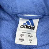 Adidas Fleece Vest - Large Blue Polyester