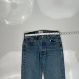 Levis 501 Jeans - 28W 30L Blue Cotton