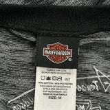Harley Davidson Long Sleeve T-Shirt - Medium Black Cotton Blend
