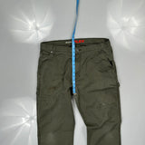 Dickies Cargo Trousers - 34W 34L Green Cotton