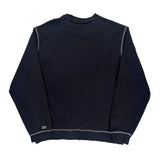 Lacoste Spellout Sweatshirt - XL Black Cotton