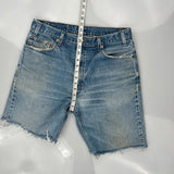 Levis Denim Shorts - 32W 9L Light Wash Cotton
